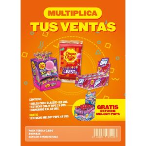 LOTE CHUPAS + MELODY POPS S/C -C.CHUPS-