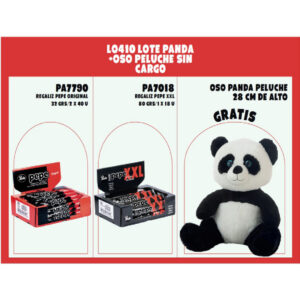 LOTE PANDA 2 PEPE /1 PEPE XXL+OSO-C.F.V-