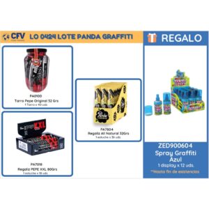 LOTE PANDA PANDA GRAFFITI -C.F.V-