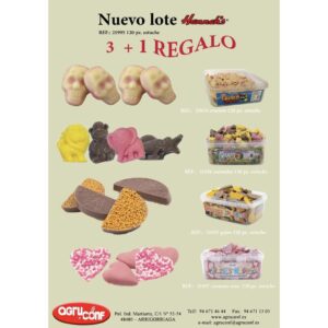 LOTE HANNAS CHOCO 3+1 -AGRUCONF-