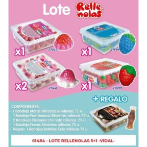 LOTE RELLENOLAS 5+1 -VIDAL-