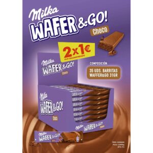 LOTE MILKA WAFER & GO 35U 2*1