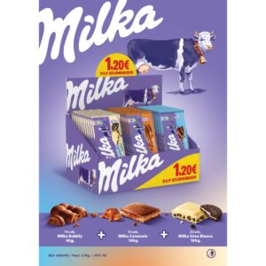 LOTE TABLETAS MILKA 40U PVP 1.20