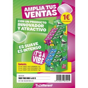 LOTE TRIDENT VIBES 4X16/ PVP 1E -C.CHUPS