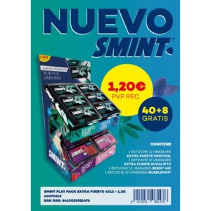 LOTE SMINT FLAT  40+8U/ PVP 1,20E -C.CHU