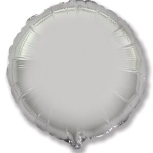 GLOBOS FOIL REDONDOS PLATA 1U/-G.FES