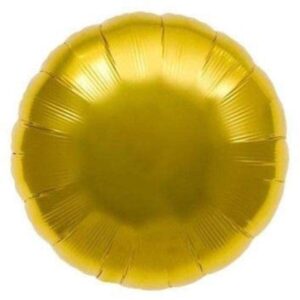 GLOBOS FOIL REDONDOS DORADO 1U/-G.FES