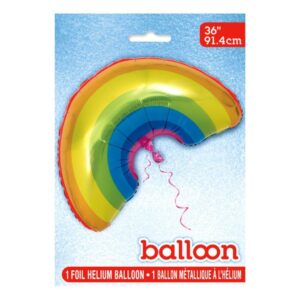 GLOBOS FOIL ARCO IRIS 36″ 1U/-H.GLOBOS-