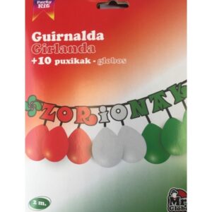 GUIRNALDA ZORIONAK +10 GLOBOS 6U.-H.G