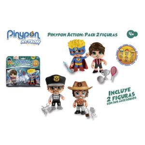 PIN Y PON ACTION PACK 2FIG.FAMOSA 1U/-CP