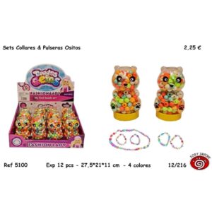 SET GATOS COLLARES Y PULSERAS 12U/-SORT-