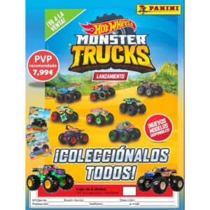 HOT WHEELS MONSTER TRUCKS 3D 8U/-PANINI-