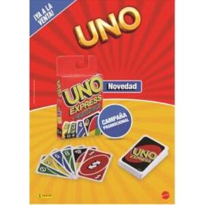 JUEGO DE CARTAS UNO EXPRESS 1U/-PANINI-