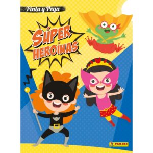 PINTA Y PEGA SUPERHEROINAS N40 1U/-PANIN